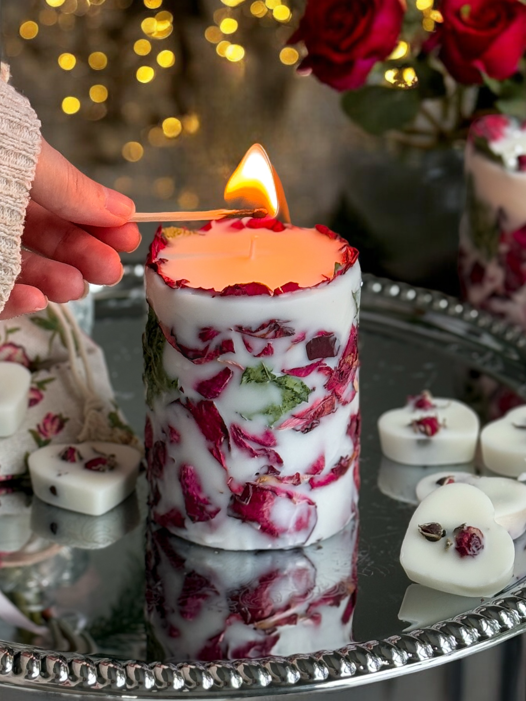 Unique Rose Candle for Mom | Best Gifts for Her | Mother&