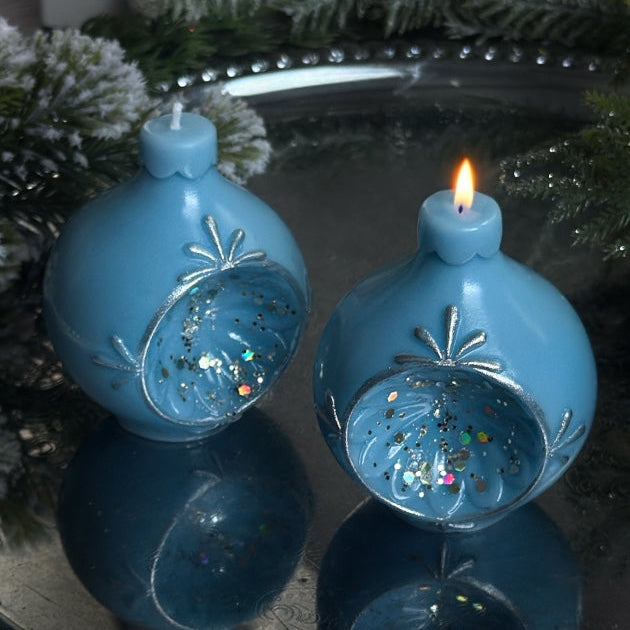 Christmas Candle Gift Set: Handmade Holiday Decor | Festive hostess winter gift