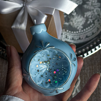 Christmas Candle Gift Set: Handmade Holiday Decor | Festive hostess winter gift