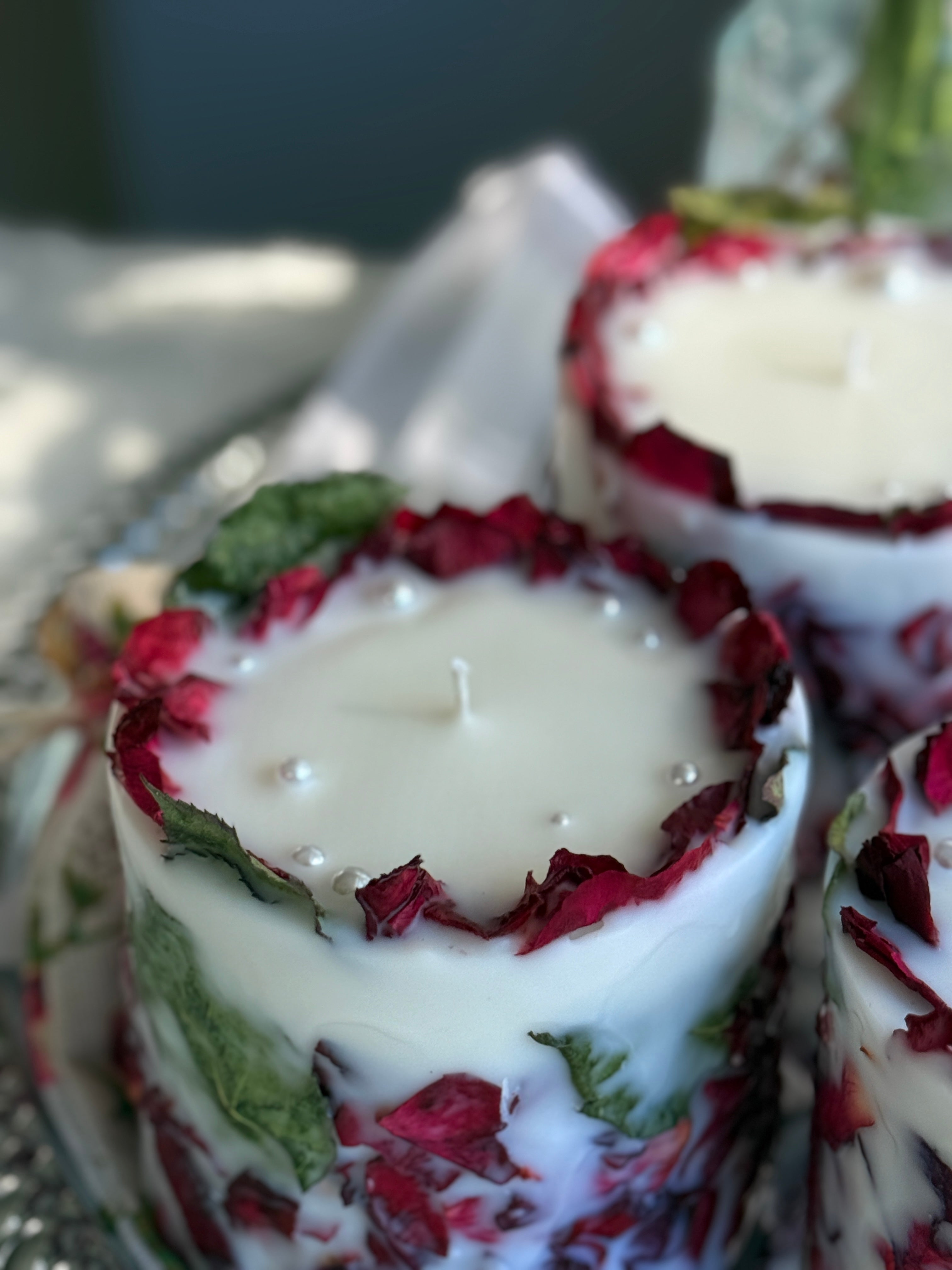 Rose Candle | Valentine's Day candle for Her, Girlfriend | Valentine's Day Candle Gifts | unique gift for mom