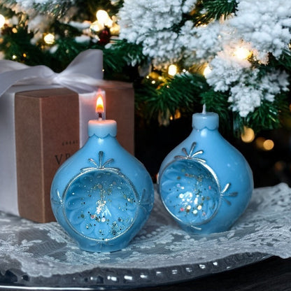 Christmas Candle Gift Set: Handmade Holiday Decor | Festive hostess winter gift