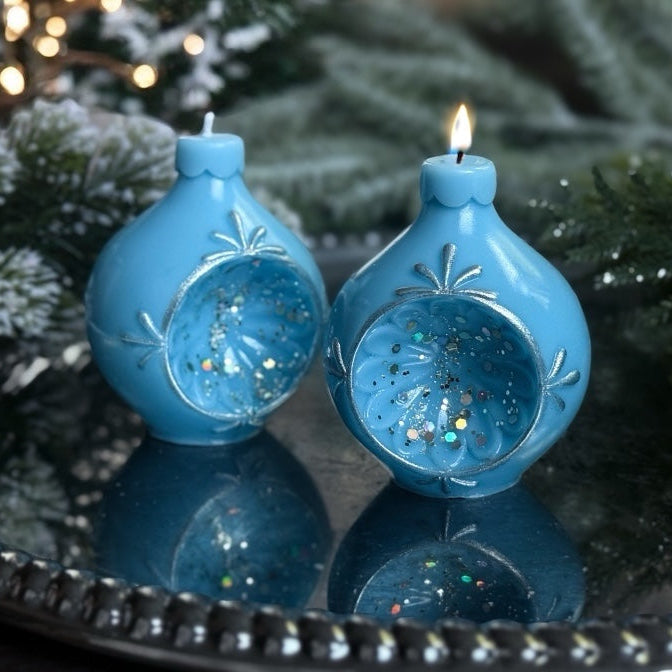 Christmas Candle Gift Set: Handmade Holiday Decor | Festive hostess winter gift